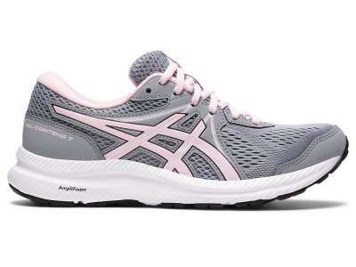 Asics Gel-contend 7 Koşu Ayakkabısı Kadın Gri Pembe | TR7822-567